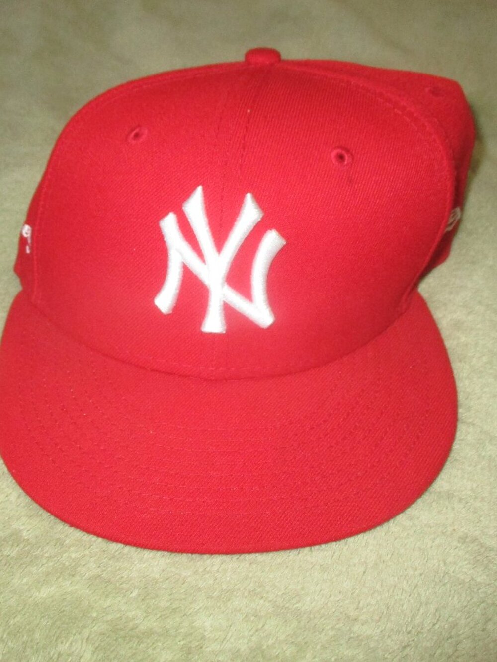 New Era 59Fifty New York Yankees Mausberg Fitted Ball Cap Red